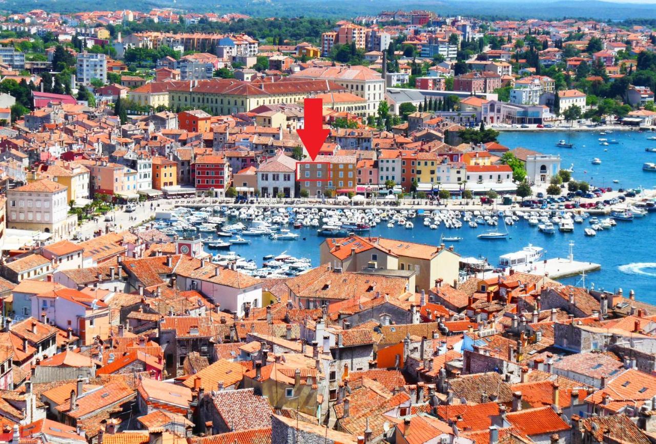 Island Sea View Free Parking Apartment Rovinj Bagian luar foto
